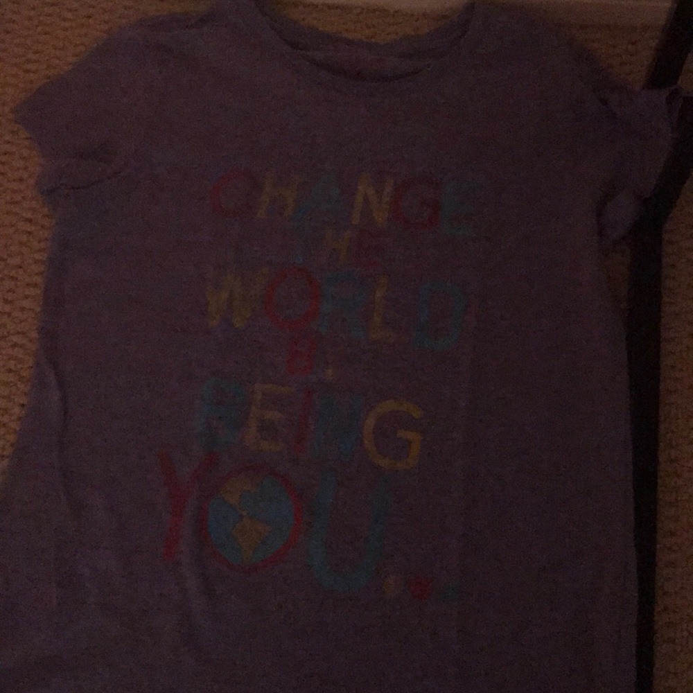 Girls shirt with quote